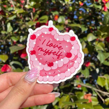 I love myself cake | Sticker