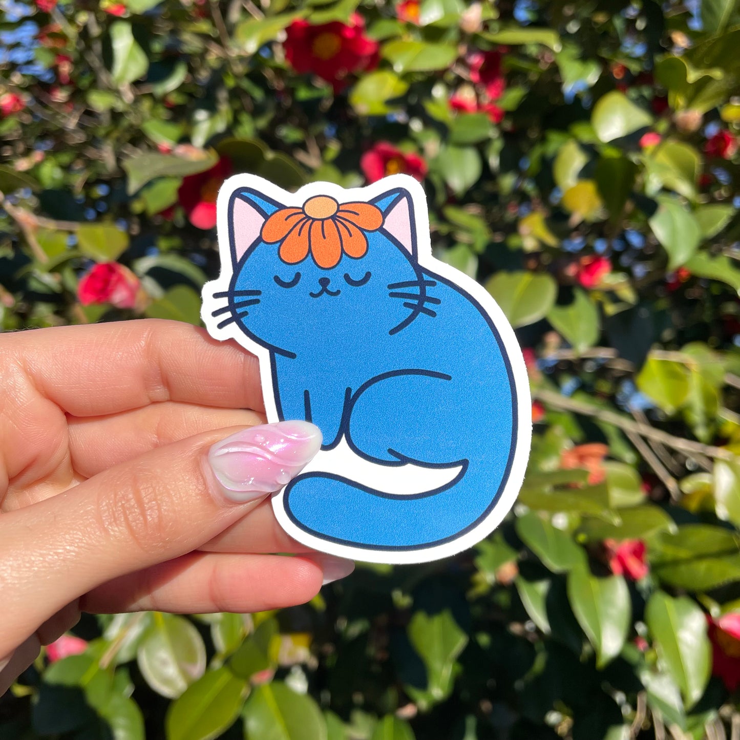 Sleepy cat | Sticker