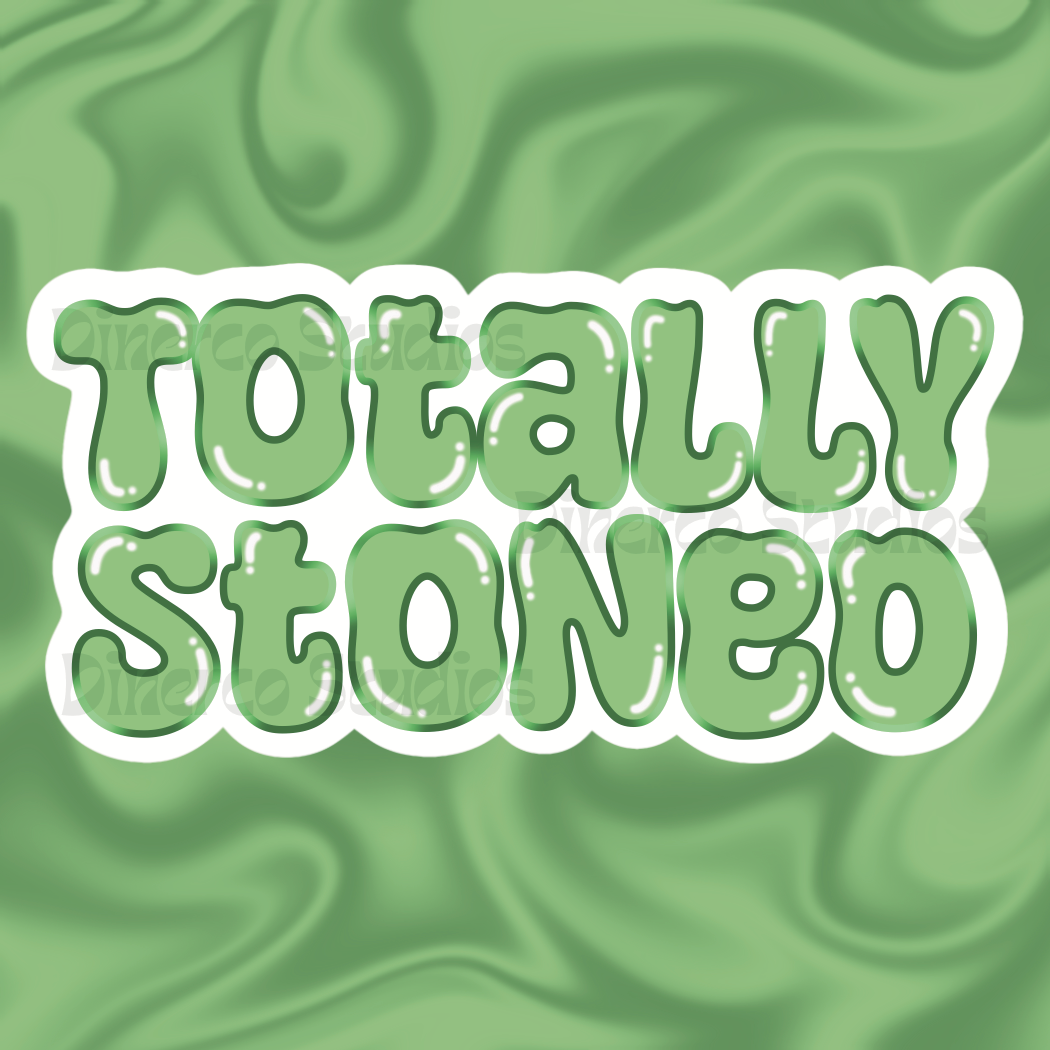 Totally stoned | Sticker